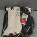 LOVEVOOK 50L Travel Backpack for Women & Men - 18 Inch Carry On Backpack & Personal Item Backpack for Airlines, Spacious and Durable Design, with 3 Packing Cubes (X-Large-50L-4Pcs, Black-beige-brown)