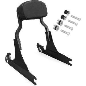 Chop Detachable Sissybar Backrest Fits for Harley FATBOY FLSTF 00-06 FLSTN 05-17 Deluxe/SPRINGER FLSTF,Heritage 2006,Black