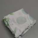 Spring Floral Teal Sage Green Tablecloth Round 60 Inch Watercolor Eucalyptus Leaf Round Table Cloth Wrinkle Resistant Washable Table Cover for Kitchen Dining Room Holiday Party Picnic Patio