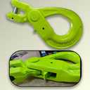 3.15t Clevis Self Locking Hook WLL 6944 LBS Heavy Duty Forged Lifting Shackles for Rigging, Towing, Construction, and Marine Use【3.15T】
