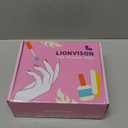 LIONVISON Practice Hand for Acrylic Nails, Silicone Nail Hand Practice, Flexible Fingers Fake Training Hand False Mannequin Hands for Nail Practice, Hand Model Kit for Nail Supplies Manicure Beginners