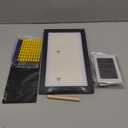 Seencool Paw Print Frame Kit, Dog Paw Print Kit with No Toxic Clay & No Mess Ink Pad, Pet Paw Print Impression Kit with Customization Tool, Wooden Pet Memorial Frame,DIY Dog Lover Gifts (Black)