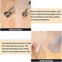 AiBOB Office Chair Mat for Hardwood Floor, 45 X 53 inches, Hard Floor Chair Mats Under Computer Desk, Easy Glide for Rolling Chairs, No Curling (Clear)