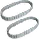 Calvana (2 Pack) Replacement Gray Tracks for Maytronics Dolphin Robotic Pool Cleaners with Part Number 9983152-R2 Dolphin Parts