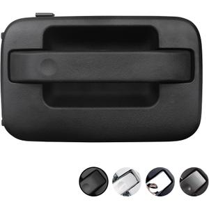 TQPONLY Outside Door Handle | Front or Rear Right Passenger Side Compatible with 2004-2014 Ford F150,2006-2014 Lincoln Mark LT Truck | Exterior Handle Outer Door Part (Texture Black)