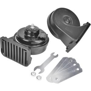 Loud Car Replacement Horn Kit for Toyota, 12V Waterproof Electric High/Low Tone Snail Horn with Upgraded Grille