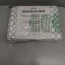 Cooyes Refrigerator Shelf Liners for French Door Fridge, 17.7"  36" Extra Large, Non-Slip Fridge Mats Machine Washable, Refrigerator Drawer Liner for Glass Shelves Kitchen Cabinet (A White Quatrefoil)