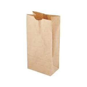 SHOP&SAVE Brown Paper Lunch Bag Durable Paper Bags XL Lunch Bags, 60% Larger Than Standard Bags, Pack of 50