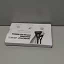 Airplane Foot Hammock, No Collapse Foot Rest for Plane Travel with Extended Adjustment Strap, Portable Desk Foot Hammock with Thickened Foam, Foot Sling Travel Essentials to Relax Your Feet (1 Pc Black)