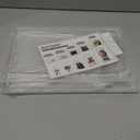 Size 14 Acrylic Sneaker Shoe Display Case, Transparent Shoe Box Storage Bins Clear Plastic Stackable Boot Handbag Organizer Containers with Lids for Shoes, Figure, Collectible, Purse, 1Pack