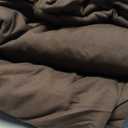 Nestl Chocolate Brown Duvet Cover King Size - Soft Double Brushed King Duvet Cover Set, 3 Piece, with Button Closure, 1 Duvet Cover 104x90 inches and 2 Pillow Shams