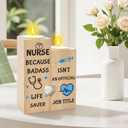 Nurse Gifts - Nurse Appreciation Gifts for Women Candle Holder Candlestick Emergency Room ICU Rn LPN Nurses Appreciation Gift Christmas Nursing Week Graduation Birthday Gift for Nurses Nursing Women
