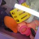 Claw Machine for Kids, Mini Vending Machine with Game Coins & Music, Prize Dispenser Toys for Girls and Boys, Electronic Claw Game Machine for Party Birthdays, Includes 30 Mini Toys