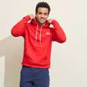 Prince Sports Men's Pickleball Fleece Hooded Pullover Sweatshirt, Red XL