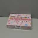 Mio Angle Clay Beads 2 Boxes 24 Colors Bracelet Making Kit, Round Letter Beads with Charm and Elastic Strings, Friendship Bracelets Holiday Gifts for Girls Adults