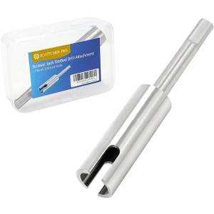 RV Scissor Jack Slotted Drill Attachment, 5inch Long with 3/8" Shank Scissor Jack T-Slot Drill Attachment for Scissor Lift Jacks-1 Pack