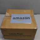 3x8 Washable Runner Rug for Hallway Kitchen Low Pile - Abstract Carpet Runner for Entryway Bathroom Laundry Room Bedroom Dining Room Indoor Floor Mat - Grey Blue