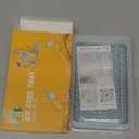 WIBIMEN Mini Ice Cube Trays, 0.55 Tiny Pebble Ice for Iced Coffee & Cocktails, Fast Chill, Easy Twist Release, Stackable with Lid & Storage Bin (2 Pack, Blue)