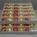 Dohance Christmas Ornaments Set 30ct Christmas Tree Decoration Ornament Balls Decor Baubles for Xmas Trees Decor Holiday Party Wedding Decoration Pack of 2