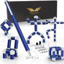 Fidget Pen Unique Fidget Toys Magnet Gel Pen Gadget for Men, Creative Stress Relief Office Desk Tool, Innovative Gift for Teenagers, Adults Magnetic Pen