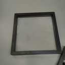 Harloon 12 Pcs 3D Floating Display Case Floating Frame Display Holder Stands Challenge Coin Jewelry Frame Box for AA Medallions Fossil Rock Gemstones Specimen(Black,7 x 7 x 0.8 Inch,Square Base)