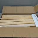 Solid Pine Wire Shelf Covers, 12" D x 25" L, Tool-Free Pantry Rack, 25" Length