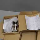 Asidrama 4 Pack Privacy Brushed Nickel Door Handles, Door Lever with Door Knobs Indoor for Bedroom or Bathroom, Heavy Duty Door Handles Interior with Locks for Left Right Sided Doors