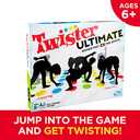 Hasbro Gaming Twister Ultimate: Bigger Mat, More Colored Spots, Family, Kids Party Game Age 6+; Compatible with Alexa 