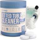 Jetted Tub Cleaner for the Jets and the Tubes 24 Tablets Hot Tub Cleaner for Jet Bathtub Heavy Duty - No Harsh Chemicals and Septic Safe - Compatible with Whirlpool, Spa, Jetted Bath
