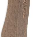 Pet Qwerks Real Wood Antler BarkBone - Durable Dog Toys for Moderate & Light Chewers - Smoked Cheese Flavor - 6" (Large)