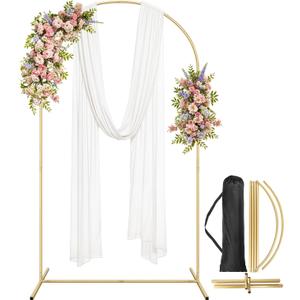 Erweicet ArchStand, Metal ArchFrame (7.2FT), Gold Wedding Party Arch for Decoracion de Fiestas