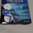 KURIMUP Cabin Air Filter, Replacement for CF11643, Premium Cabin filter with Activated Carbon, Fit for A3/ Q3/ S3/ TT Quattro and Atlas/ GTI/ Golf/ Jetta/ Tiguan (1 Pack)
