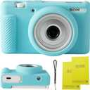 Camera Case for Sony ZV-1F/ ZV-1 II/ZV-1M2 Digital Camera,ZV1F Soft Silicone Protective Bag,Anti-Scratch Slim Fit Soft Sleeve with ZV1 F Screen Protector and Strap Wrist. (Light Blue)