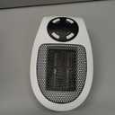 Plug in Small Space Heater for Indoor Use 450W, Wall Outlet Electric Heater with Remote, 12H Timer & LED Display, PTC Ceramic Fast Heat Safely for Bedroom Bathroom Office