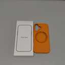 for iPhone 17 Case with Stand Orange, Fits MagSafe Ring, Military-Grade Drop Protection, Build in Kickstand,Slim Matte Finish Shockproof Phone Cover 6.3"