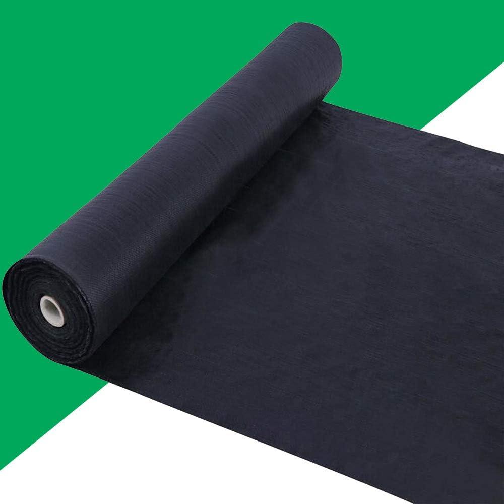 5oz Weed Barrier Landscape Fabric Ground Cover, 4ft x 100ft, Black
Heavy Duty Commercial Anti-Weed Woven Gardening Mat for gardens flower beds vegetables pathways greenhouses and landscaping.