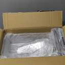 Clemate 6Pack Pantry Organizers and Storage, Clear Stackable Kitchen Storage Organizer, Foods Organizer Bins with Handles, Easily Assemble for Bathroom, Kitchen, Refrigerator, Pantry, Cabinet, Closet (Medium)