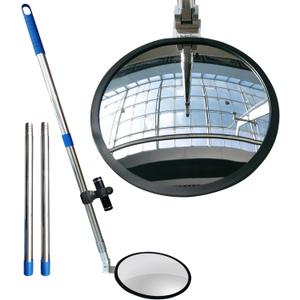 Portable Hand-Held Under Vehicle Search Mirror  Telescopic Inspection Mirror for Security Check Under Cars, Truck, Equipment, Over Shelves and Corners