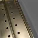 Cisily Kitchen Sink Caddy, Gold, Unisex, 5.3 in Wide, 9.49 in Long, 4 Storage Spaces, Stain-Resistant Tray, Anti-Rust, Easy to Clean