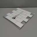 Art3d Premium 10-Sheet Peel and Stick Tile Backsplash - 12"x12" for Kitchen , Bright White