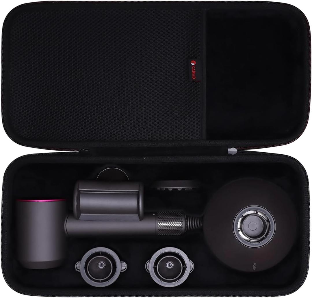 XANAD Hard Case Compatible with Dyson Supersonic Hair Dryer - Dryer Storage Cases, Black