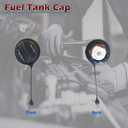3 x 8209149610 Gas Cap Fuel Tank Filler Cap V8 Compatible with Isuzu 2004-2009 2012-2019 NPR/NPR-HD NPR HD Replaces 0352662