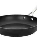 UCC LIFE 8" Nonstick Frying Pan, Non Stick Fry Pans Skillets, Egg Omelet Pan, Stainless Steel Handle, Oven Safe Compatible with All Stove-tops (Black)