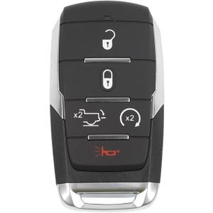 Dasbecan Smart Key Fob Replacement Keyless EntryRemote Control Compatible with Dodge Ram 1500 2019 2020 2021 2022 2023 2024 FCC ID: OHT-4882056 Replaces# 68291691AD 433Mhz 5 Buttons