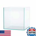 AWXZOM 2-Gallon Nano Rimless Ultra-White Glass Betta Fish Tank 7.8x7.8x7.8"