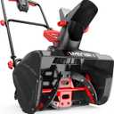 18-Inch Electric Snow Blower, 15-Amp Corded Snow Thrower with 30 ft Throwing Distance, Easy Two-Step Start, Lightweight Snow Removal Tool for Driveway, Walkway and Patio