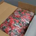 12 Pcs 100 ft Flower Garland Artificial Rose Vine with Green Leaves Hanging Artificial Flower Vines Ivy Garlands Wall Garden Decor for Room Wedding Birthday Arch Decor(Red)