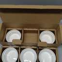 DOWAN 8 oz Porcelain Ramekins Bowls for Souffle, Creme Brulee, Classic Style Ramekins for Baking Oven Safe, Set of 5, Airy Blue