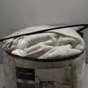 Madison Park Comforter Set Chenille Jacquard, Cotton Reverse, Oversized Comforters, Removable Cover, All Season Bedding, Decor Pillows, Chapman, King Ivory/Neutral 9 Piece