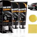 2Pcs Car Scratch Remover Wax, Professional Scratch Remover for Vehicles, Car Scratch Repair Paste for Deep Scratches with Wipe and Sponge,Universal Car Scratch Removal Wax for Deep Scratches Paste Kit